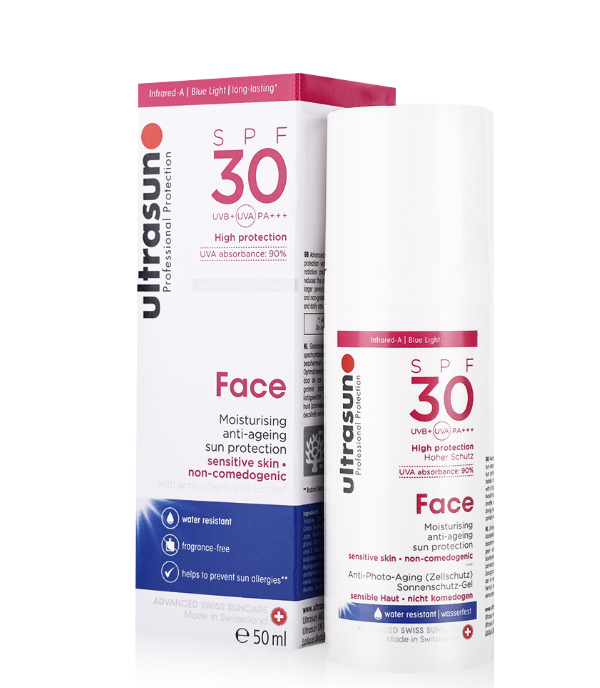 Ultrasun Face SPF30 Moisturising Anti-Ageing Sun Protection - 50ml